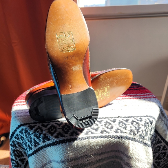 Barker England Leather Oxford Shoes - Handmade NEW - Picture 5 of 11